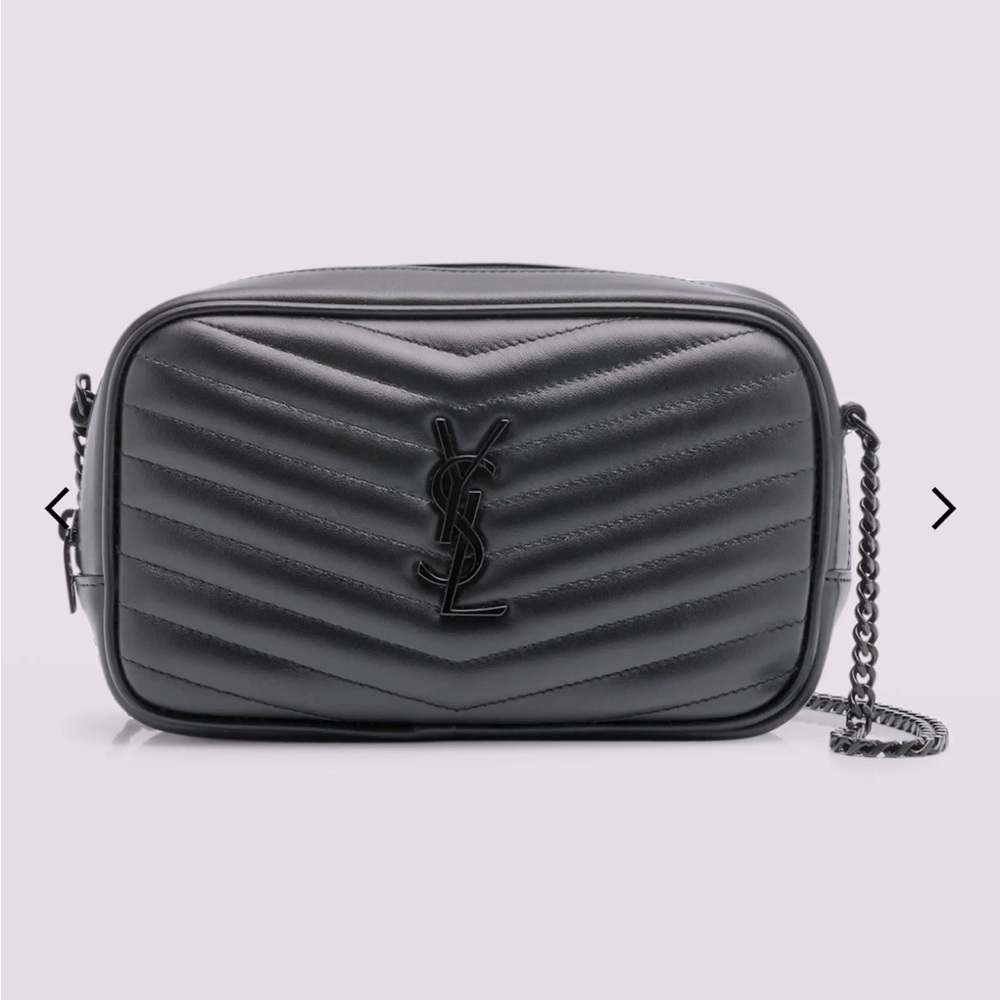 💯 Authentic YSL Mini Lou Camera Bag with Tassel